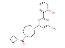 2-{4-[4-(cyclobutylcarbonyl)-1,4-diazepan-1-yl]-6-methylpyrimidin-2-yl}phenol