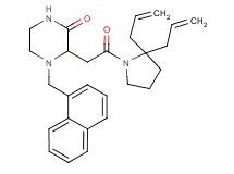 3-[2-(2,2-diallyl-1-pyrrolidinyl)-2-oxoethyl]-4-(1-naphthylmethyl)-2-piperazinone
