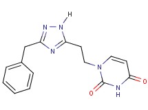 1-[2-(3-benzyl-1H-1,2,4-triazol-5-yl)ethyl]pyrimidine-2,4(1H,3H)-dione