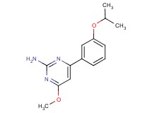 4-(3-isopropoxyphenyl)-6-methoxypyrimidin-2-amine