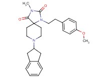 8-(2,3-dihydro-1H-inden-2-yl)-1-[2-(4-methoxyphenyl)ethyl]-3-methyl-1,3,8-triazaspiro[4.5]decane-2,4-dione