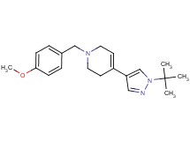 4-(1-tert-butyl-1H-pyrazol-4-yl)-1-(4-methoxybenzyl)-1,2,3,6-tetrahydropyridine