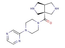 cis-3a-[(4-pyrazin-2-ylpiperazin-1-yl)carbonyl]octahydropyrrolo[3,4-c]pyrrole