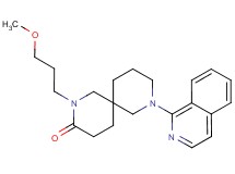 8-(1-isoquinolinyl)-2-(3-methoxypropyl)-2,8-diazaspiro[5.5]undecan-3-one
