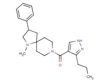 1-methyl-3-phenyl-8-[(3-propyl-1H-pyrazol-4-yl)carbonyl]-1,8-diazaspiro[4.5]decane