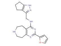 2-(2-furyl)-N-(1,4,5,6-tetrahydrocyclopenta[c]pyrazol-3-ylmethyl)-6,7,8,9-tetrahydro-5H-pyrimido[4,5-d]azepin-4-amine dihydrochloride