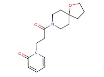 1-[3-(1-oxa-8-azaspiro[4.5]dec-8-yl)-3-oxopropyl]-2(1H)-pyridinone