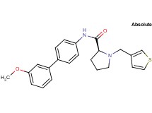 N-(3'-methoxybiphenyl-4-yl)-1-(3-thienylmethyl)-L-prolinamide