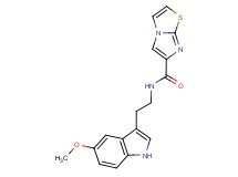 N-[2-(5-methoxy-1H-indol-3-yl)ethyl]imidazo[2,1-b][1,3]thiazole-6-carboxamide