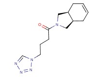 (3aR*,7aS*)-2-[4-(1H-tetrazol-1-yl)butanoyl]-2,3,3a,4,7,7a-hexahydro-1H-isoindole