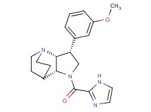 (3R*,3aR*,7aR*)-1-(1H-imidazol-2-ylcarbonyl)-3-(3-methoxyphenyl)octahydro-4,7-ethanopyrrolo[3,2-b]pyridine