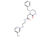 2-(1-benzyl-3-oxopiperazin-2-yl)-N-{2-[(4-methylpyridin-2-yl)amino]ethyl}acetamide