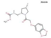 methyl ({(2S,4S)-1-[(1,3-benzodioxol-5-yloxy)acetyl]-4-fluoropyrrolidin-2-yl}methyl)carbamate