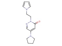 5-(1-pyrrolidinyl)-2-[2-(1H-pyrrol-1-yl)ethyl]-3(2H)-pyridazinone