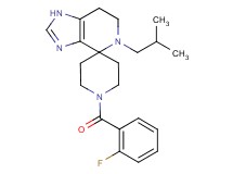 1'-(2-fluorobenzoyl)-5-isobutyl-1,5,6,7-tetrahydrospiro[imidazo[4,5-c]pyridine-4,4'-piperidine]