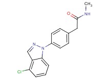 2-[4-(4-chloro-1H-indazol-1-yl)phenyl]-N-methylacetamide