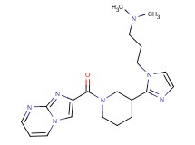 (3-{2-[1-(imidazo[1,2-a]pyrimidin-2-ylcarbonyl)piperidin-3-yl]-1H-imidazol-1-yl}propyl)dimethylamine