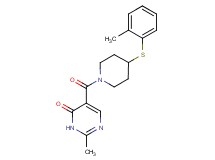 2-methyl-5-({4-[(2-methylphenyl)thio]-1-piperidinyl}carbonyl)-4(3H)-pyrimidinone