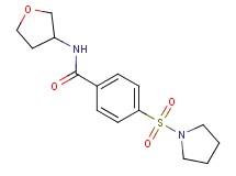 4-(1-pyrrolidinylsulfonyl)-N-(tetrahydro-3-furanyl)benzamide