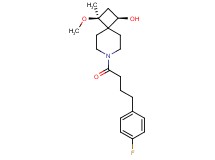 (1R*,3S*)-7-[4-(4-fluorophenyl)butanoyl]-3-methoxy-3-methyl-7-azaspiro[3.5]nonan-1-ol
