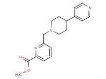 methyl 6-[(4-pyridin-4-ylpiperidin-1-yl)methyl]pyridine-2-carboxylate