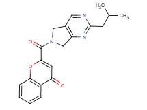 2-[(2-isobutyl-5,7-dihydro-6H-pyrrolo[3,4-d]pyrimidin-6-yl)carbonyl]-4H-chromen-4-one