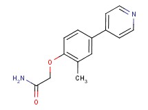 2-(2-methyl-4-pyridin-4-ylphenoxy)acetamide