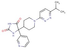 5-[1-(6-isopropylpyridazin-3-yl)piperidin-4-yl]-5-pyridin-3-ylimidazolidine-2,4-dione