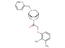 (1R*,5R*)-3-[(2,3-dimethylphenoxy)acetyl]-6-(2-pyridinylmethyl)-3,6-diazabicyclo[3.2.2]nonane