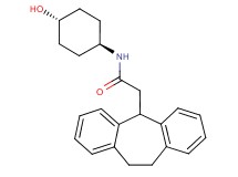 2-(10,11-dihydro-5H-dibenzo[a,d][7]annulen-5-yl)-N-(trans-4-hydroxycyclohexyl)acetamide