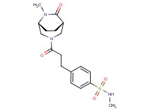 N-methyl-4-{3-[(1S*,5R*)-6-methyl-7-oxo-3,6-diazabicyclo[3.2.2]non-3-yl]-3-oxopropyl}benzenesulfonamide