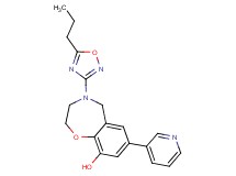 4-(5-propyl-1,2,4-oxadiazol-3-yl)-7-pyridin-3-yl-2,3,4,5-tetrahydro-1,4-benzoxazepin-9-ol