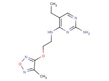 5-ethyl-N~4~-{2-[(4-methyl-1,2,5-oxadiazol-3-yl)oxy]ethyl}pyrimidine-2,4-diamine