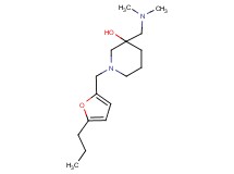 3-[(dimethylamino)methyl]-1-[(5-propyl-2-furyl)methyl]-3-piperidinol