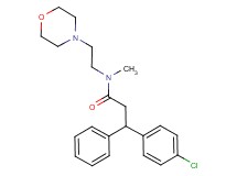 3-(4-chlorophenyl)-N-methyl-N-[2-(4-morpholinyl)ethyl]-3-phenylpropanamide