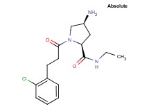 (2S,4S)-4-amino-1-[3-(2-chlorophenyl)propanoyl]-N-ethylpyrrolidine-2-carboxamide