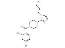 2-{[4-(1-butyl-1H-imidazol-2-yl)-1-piperidinyl]carbonyl}-5-chlorophenol