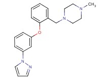 1-methyl-4-{2-[3-(1H-pyrazol-1-yl)phenoxy]benzyl}piperazine