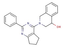 2-(2-phenyl-6,7-dihydro-5H-cyclopenta[d]pyrimidin-4-yl)-1,2,3,4-tetrahydroisoquinolin-4-ol