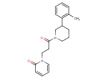 1-{3-[3-(2-methylphenyl)-1-piperidinyl]-3-oxopropyl}-2(1H)-pyridinone