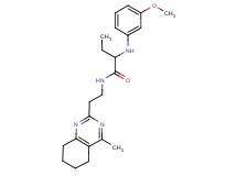 2-[(3-methoxyphenyl)amino]-N-[2-(4-methyl-5,6,7,8-tetrahydroquinazolin-2-yl)ethyl]butanamide