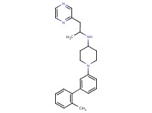 1-(2'-methyl-3-biphenylyl)-N-[1-methyl-2-(2-pyrazinyl)ethyl]-4-piperidinamine