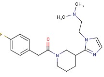 2-(2-{1-[(4-fluorophenyl)acetyl]piperidin-3-yl}-1H-imidazol-1-yl)-N,N-dimethylethanamine