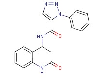N-(2-oxo-1,2,3,4-tetrahydroquinolin-4-yl)-1-phenyl-1H-1,2,3-triazole-5-carboxamide