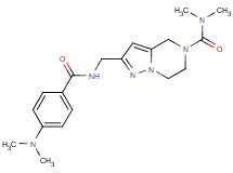 2-({[4-(dimethylamino)benzoyl]amino}methyl)-N,N-dimethyl-6,7-dihydropyrazolo[1,5-a]pyrazine-5(4H)-carboxamide