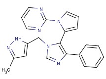2-(2-{1-[(3-methyl-1H-pyrazol-5-yl)methyl]-4-phenyl-1H-imidazol-5-yl}-1H-pyrrol-1-yl)pyrimidine