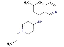 N-(3-methyl-1-pyridin-3-ylbutyl)-1-propylpiperidin-4-amine