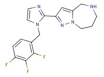 2-[1-(2,3,4-trifluorobenzyl)-1H-imidazol-2-yl]-5,6,7,8-tetrahydro-4H-pyrazolo[1,5-a][1,4]diazepine
