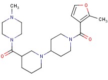 1'-(2-methyl-3-furoyl)-3-[(4-methylpiperazin-1-yl)carbonyl]-1,4'-bipiperidine