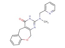 2-[methyl(pyridin-2-ylmethyl)amino]-5,11-dihydro[1]benzoxepino[3,4-d]pyrimidin-4(3H)-one